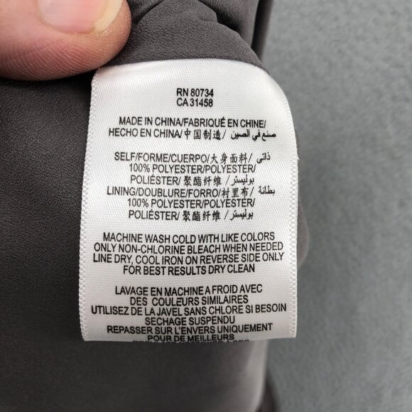 BCBGeneration Dress Womens Small Mini Gray Metallic Cocktail Corset Strapless - Picture 7 of 12